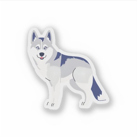Husky Sticker (Voorkant)