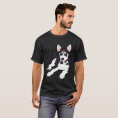 Husky Sticker T-shirt (Voorkant volledig)