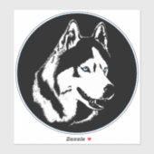 Husky Stickers Siberian Husky Malamute Decals (Vel)