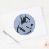 Husky Stickers Siberian Husky Malamute Stickers (Envelop)