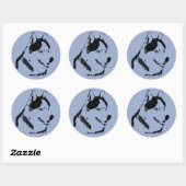 Husky Stickers Siberian Husky Malamute Stickers (Vel)