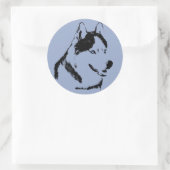 Husky Stickers Siberian Husky Malamute Stickers (Tas)