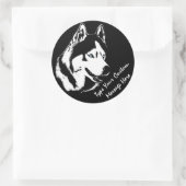 Husky Stickers Siberian Husky Malamute Stickers (Tas)