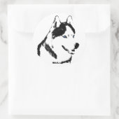 Husky Stickers Siberian Husky Malamute Stickers (Tas)