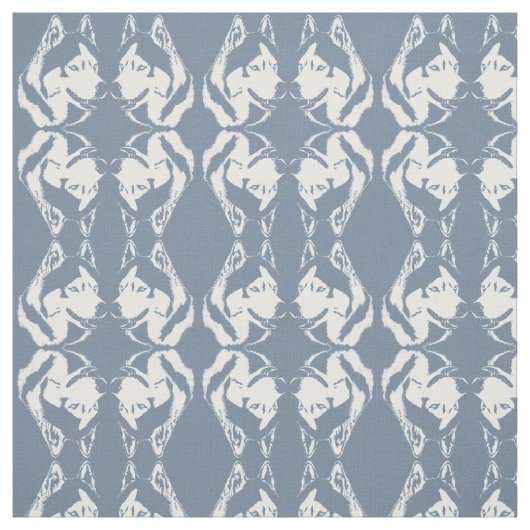 Husky Stof Siberische Husky Stoffen Hond Textiel (Swatch)