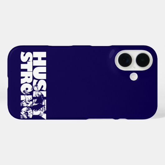 Husky Strong Case-Mate iPhone Case (Achterkant (horizontaal))