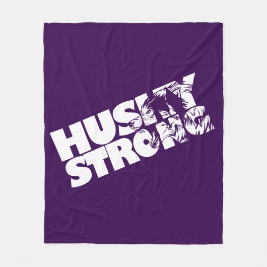 Husky Strong Fleece Deken (Voorkant)