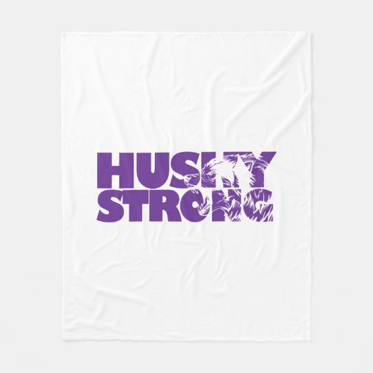 Husky Strong Fleece Deken (Voorkant)
