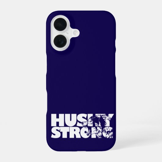 Husky Strong iPhone 16 Hoesje (Achterkant)