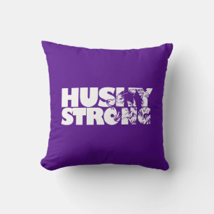 Husky Strong Pillow Kussen