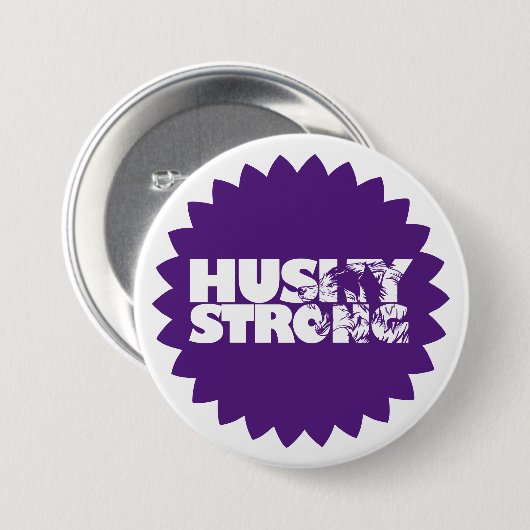 Husky Strong Pin Button (Voorkant /achterkant)
