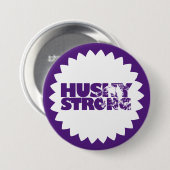Husky Strong Pin Button (Voorkant /achterkant)