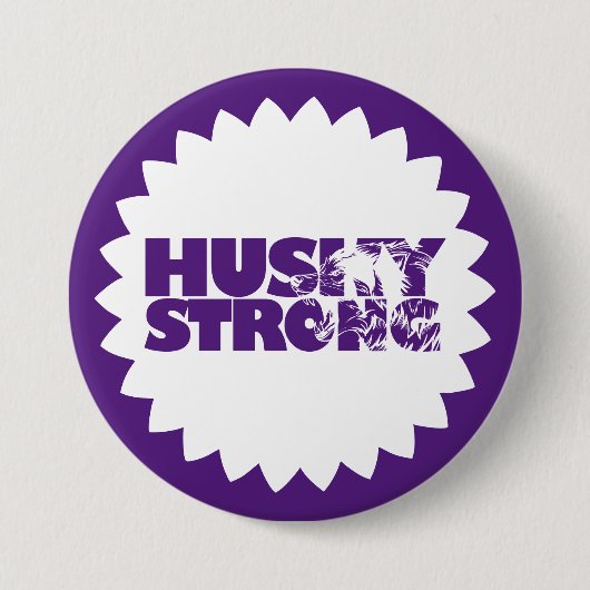 Husky Strong Pin Button (Voorkant)