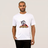 Husky Superhero: Maak kennis met de Super Dog! T-shirt (Voorkant volledig)