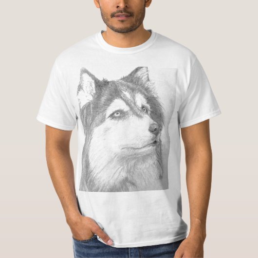 Husky T-shirt (Voorkant)