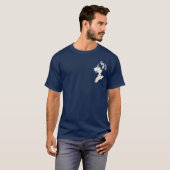 Husky T-Shirt Husky / Wolf Art T-shirt Dog Shirts (Voorkant volledig)