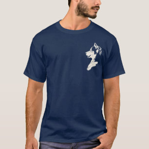 Husky T-Shirt Husky / Wolf Art T-shirt Dog Shirts