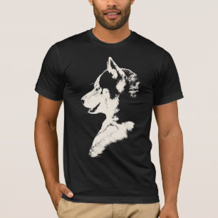 Husky T-Shirt Husky / Wolf Art T-shirt Dog Shirts