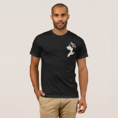 Husky T-Shirt Husky / Wolf Art T-shirt Dog Shirts (Voorkant volledig)