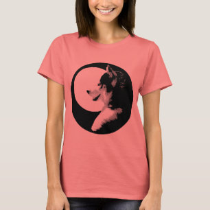 Husky T-Shirt Vrouwen Siberische Husky Biologisch