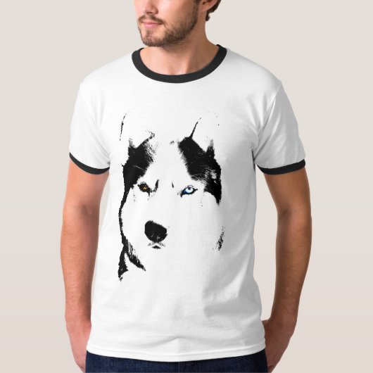 Husky T-shirt Wolf Husky Kind Sled Dog Husky Shirt (Voorkant)