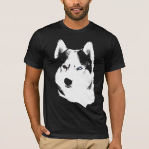 Husky T-shirt Wolf Husky slee-hond Husky-shirts