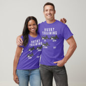 Husky Training Hond Premium T-shirt (Unisex)