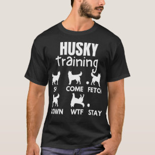 Husky Training Husky Hond Trucs T-shirt