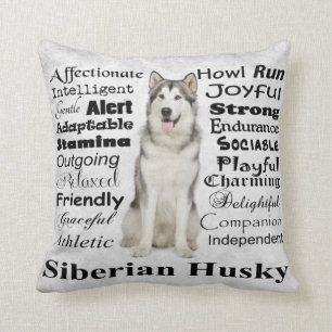 Husky Traits Pillow Kussen