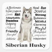 Husky Traits Stickers (Voorkant)