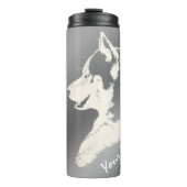 Husky Tumbler Mok Custom Husky Puppy & Cadeaus (Voorkant)