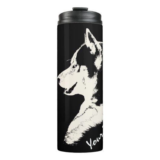 Husky Tumbler Mok Custom Husky Puppy & Cadeaus (Voorkant)