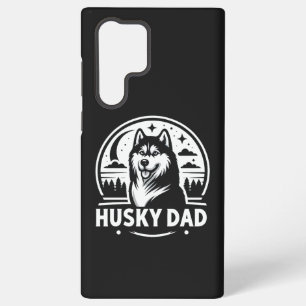 Husky Vader Cadeau Hondeneigenaar Siberische Husky Samsung Galaxy Hoesje