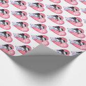 Husky Valentijnsdag Cadeaupapier (Hoek)