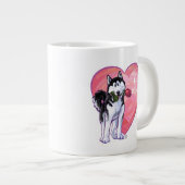 Husky Valentijnsdag Grote Koffiekop (Voorkant rechts)