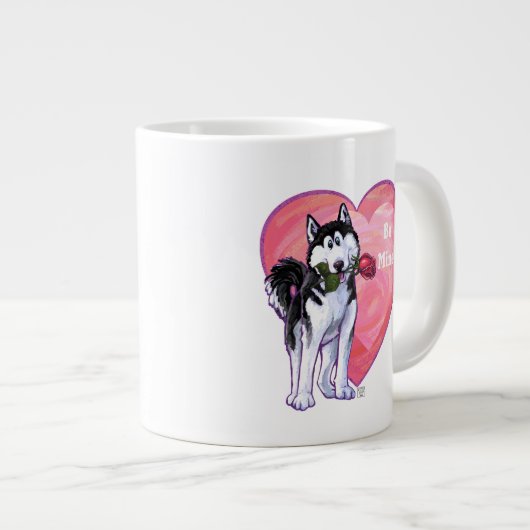 Husky Valentijnsdag Grote Koffiekop (Voorkant rechts)
