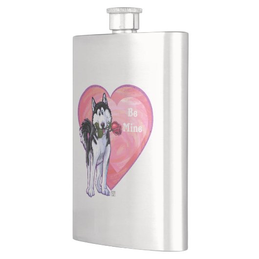 Husky Valentijnsdag Heupfles (Links)