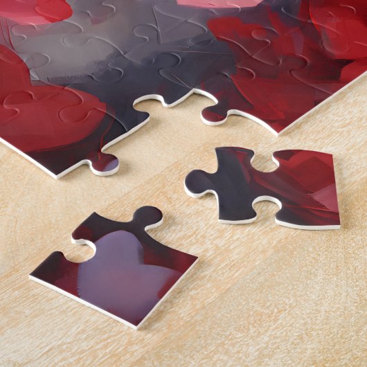 Husky Valentijnsdag Legpuzzel (Zijkant)