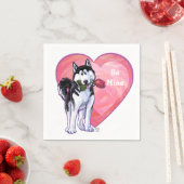 Husky Valentijnsdag Servet (Insitu)