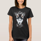 Husky Valentine s Day T-shirt (Voorkant)