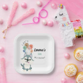 Husky verjaardagsfeestje papieren bordje (Feest)