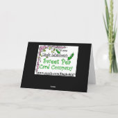 **HUSKY VERLIET ZIJN SLEE OM TE ZEGGEN **** GELUKK KAART (Achterkant)