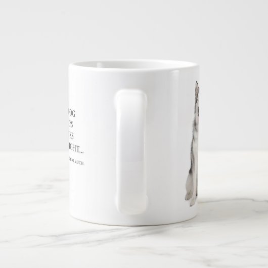 Husky versus Wife Jumbo Mok (Achterkant)