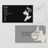 Husky Visitekaartje past uw kaarten aan (Voorkant / Achterkant)