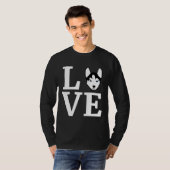 Husky voor Dog T-shirt (Voorkant volledig)