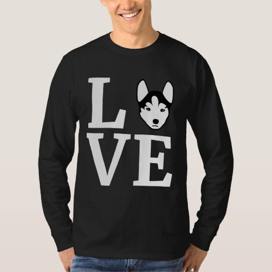 Husky voor Dog T-shirt (Voorkant)