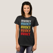 Husky voor hond mam t-shirt (Voorkant volledig)