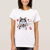 Husky voor Husky liefhebbers T-shirt (Voorkant)