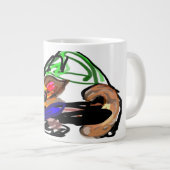 Husky vreugde grote koffiekop (Voorkant rechts)