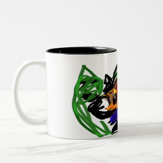 Husky vreugde tweekleurige koffiemok (Links)